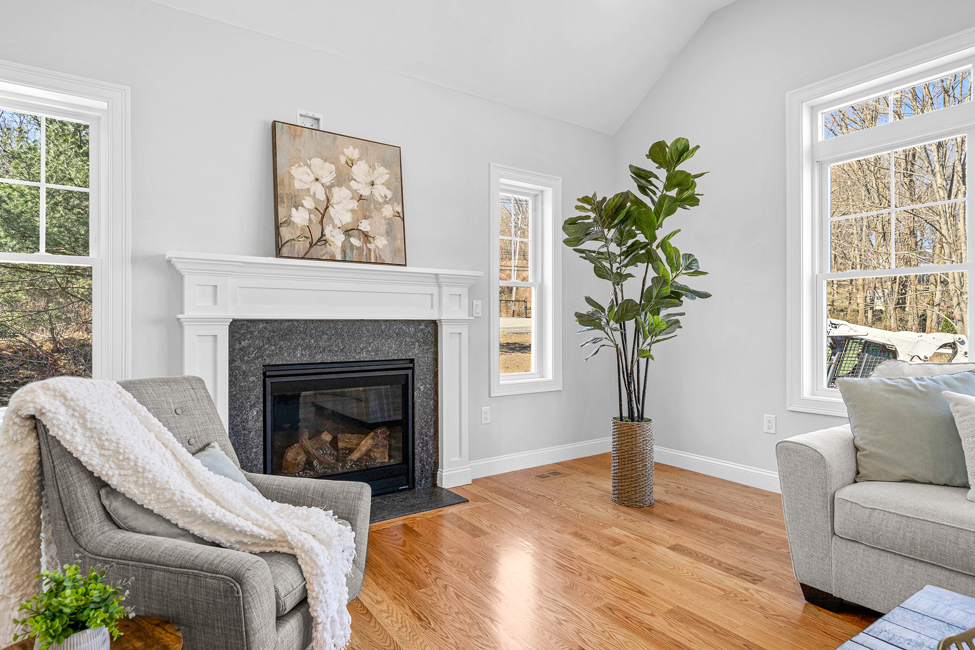 New Construction - Fireplace